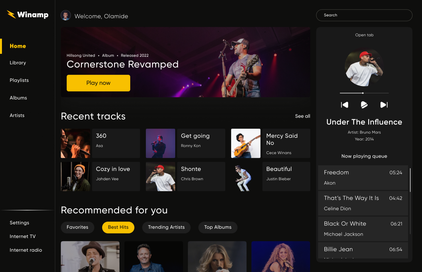 Desktop music App